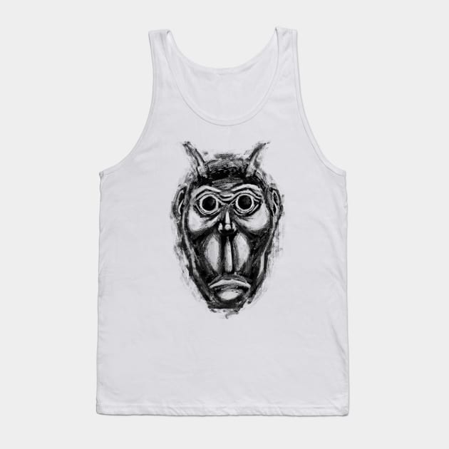 Cockroach humanoid (black ink) Tank Top by Andriu